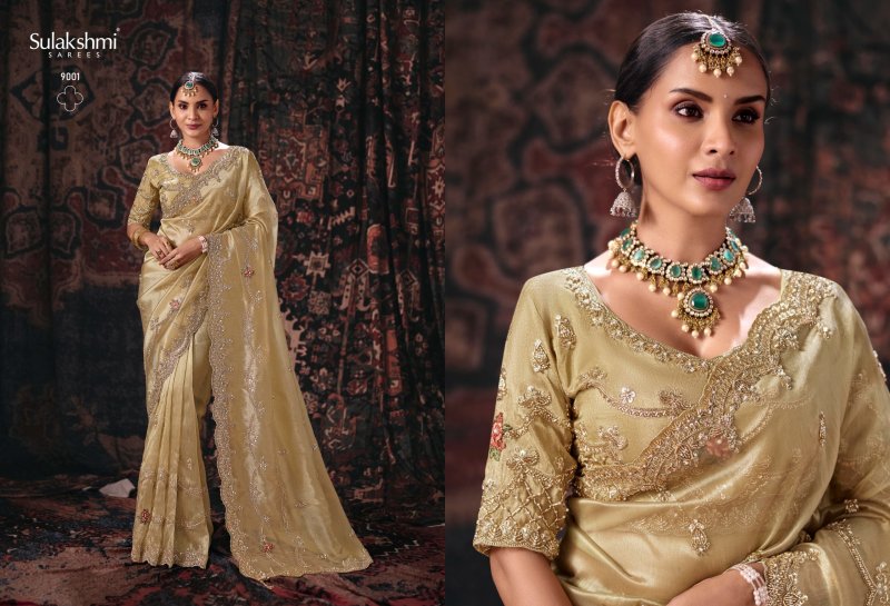 Isha By Sulakshmi Fancy Fabric Designer Saree